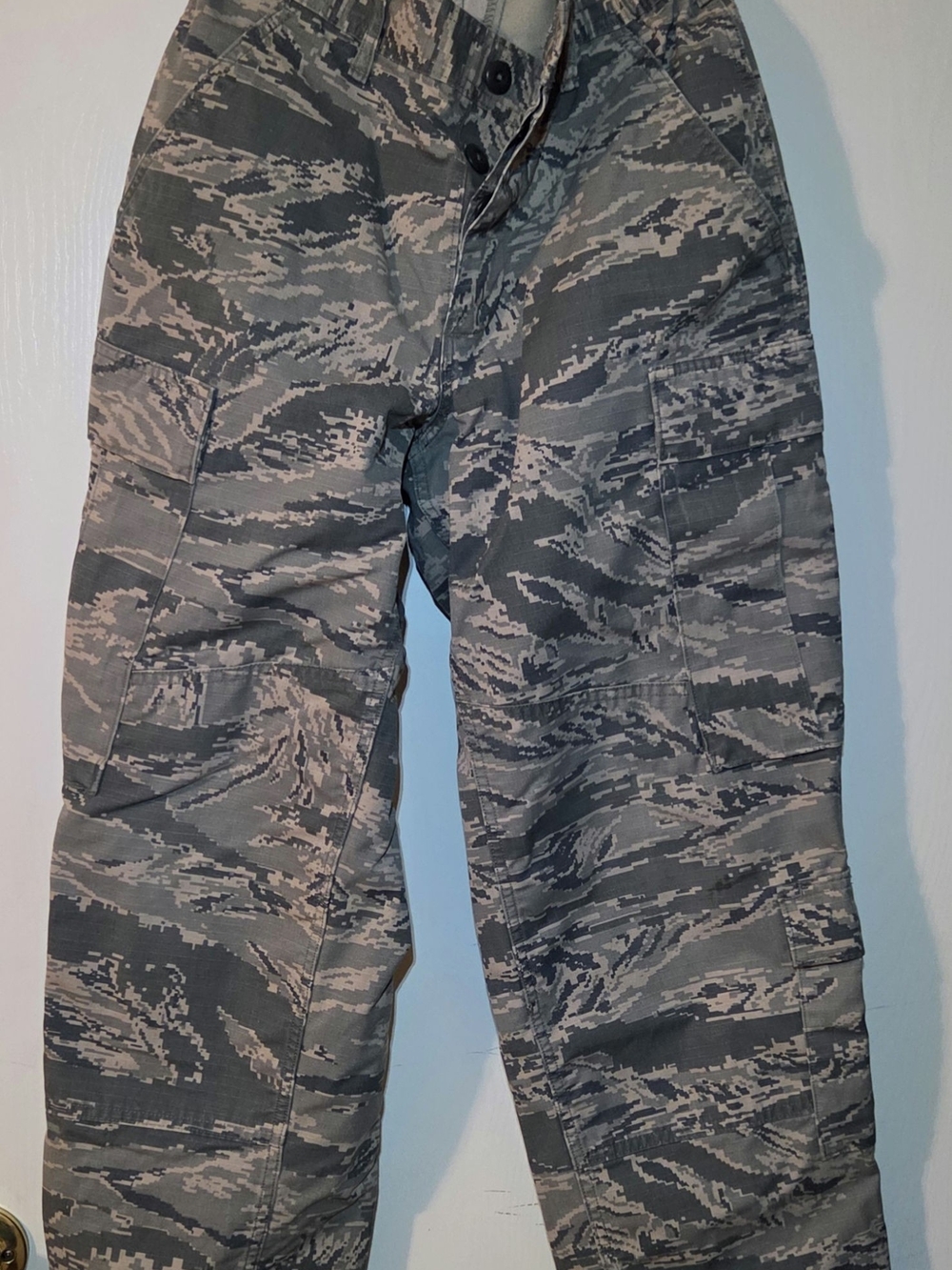 Men's Cargo Pants - Gray Camouflage